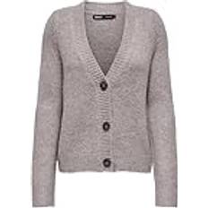 Brune - Dame Cardigans Only Strickjacke 'ONLZOEY' hellbraun