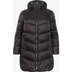 Gröna Kappor & Rockar Kaffe Curve Kappa kcSusanna Coat Svart
