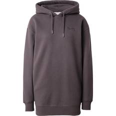 Leather Dresses Superdry Essential Hoodie Dress - Bison Black