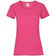 Shein Clothing Shein WomensLadies Valueweight Heather Lady Fit TShirt Fuchsia