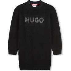 Wool Dresses HUGO Kids' Knitted Dress - Black