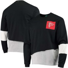 Refried Apparel Men's Black Atlanta Falcons Angle Long Sleeve T-shirt Black