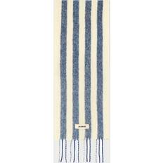 Men Scarfs Jacquemus L'écharpe Carro Scarf - White