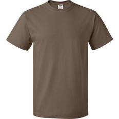 T-shirts Fruit of the Loom mens oz. 100% Heavy Cotton HD T-Shirt3931-CHOCOLATE-M-6PK