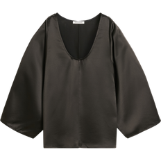 By Malene Birger Blusas By Malene Birger Calyas Black Blouse