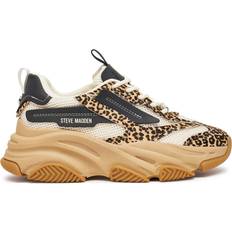 Steve Madden Brown Shoes Steve Madden PossessionL-E Women's Sneakers - Jaune