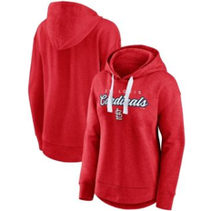 Sports Fan Apparel Fanatics Women's Heathered Red St. Louis Cardinals Set to Fly Pullover Hoodie Heathered Red