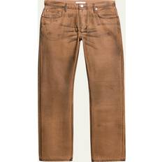 Men - Natural Jeans Helmut Lang Men's Two-Tone Worker Jeans WAXDOILSTN