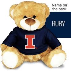 Chad & Jake Navy Illinois Fighting Illini Personalized 10'' Plush Bear