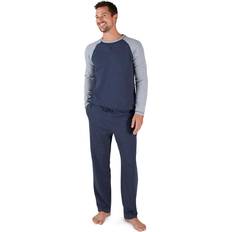 Sleepwear Eddie Bauer Mens Pajama Sets Long Sleeve Shirt and Pants Sleepwear Set for Men Ultra Soft and Warm Mens PJ Sets Cotton Pajamas Set for Winter Warm PJs for Men Set Long Sleeve Men's Pajama Sets