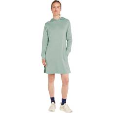 Icebreaker Damen Kleider Icebreaker Merino Crush Dress Grün Frau