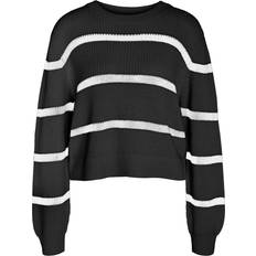 Top Noisy May sa Pullover - Nero/Bianco