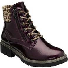 Purple - Women Ankle Boots Lotus Charleston Womens Ankle Boots