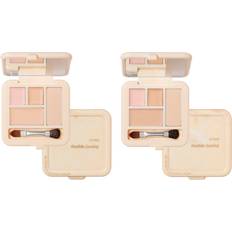 Multicolour Concealers Etude Double Lasting Artist Concealer Palette 5.3g 01 Light Skin Tone