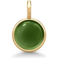 22k Berlocker & Hängen Julie Sandlau Little Prime Pendant Dam Hängsmycken One Från Magasin Moss Green One size