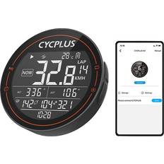 Cycplus Cykeltilbehør Cycplus Cycplus M2 Cykelcomputer 2,5" Genopladelig, USB-C, Puls, Hastighed, Tid, Højde, Distance Timer