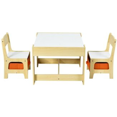 SlickBlue Kids Table Chairs Set With Storage Boxes