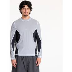 Reebok Top Reebok Long Sleeve Training Tee Harbor Gray