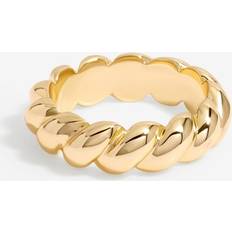 Jon Richard Gold Plated Polished Twisted Ring