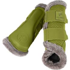 Eskadron Faux fur-lined horse boots Platinum Bleu