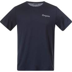 Bergans Rabot Emblem Wool Tee - Navy Blue