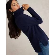 Clothing White Stuff Lovely Ribbed Jumper In Navy French Navy