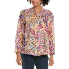 Multicoloured Blouses Johnny Was Spring Silk Blouse