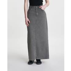 Acne Studios Kjolar Acne Studios Kjol Denim Maxi Antracite grå