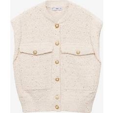 Mango Nainen Liivit Mango Liivi Cardigan Vest Hepburn - Beige