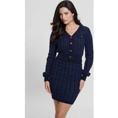 Guess Damen Cardigans Guess Strickjacke Tiffany Regular Fit - Blau