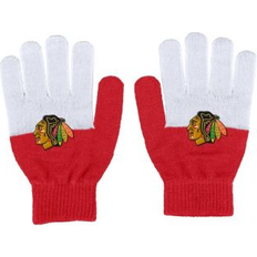 Red Gloves & Mittens Wear by Erin Andrews Women's Chicago Blackhawks Color-Block Gloves