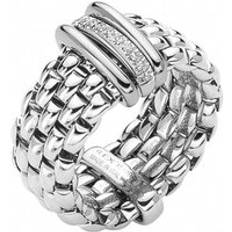 XL Rings Fope Panorama 18ct White Gold 0.08ct Diamond Rondelle Ring