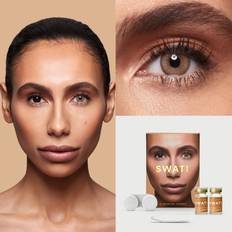 Contact Lenses Swati Brown Coloured Contact Lenses 6-Months 1 Pair