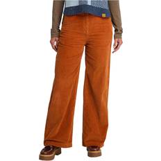 Timberland Woman Trousers Timberland Corduroy Wide Leg Pant - Orange