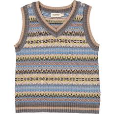 MarMar Copenhagen Svedundertøj MarMar Copenhagen MarMar Light Cotton Wool Fair Isle Taj Knit Vest 4-5 år/104-110