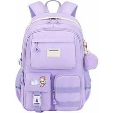 Bags AQITTI JiangQiang Co. LTD, Small Middle School High School Large Capacity Bag Purple 17 Travel Backpack Carry On Laptop Backpack Overnight Bag Bag Casual Daypack for Women Men College