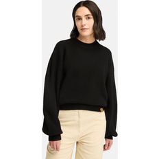 Timberland Femme Pulls Timberland Pull À col rond en laine mélangée pour femme en noir Taille