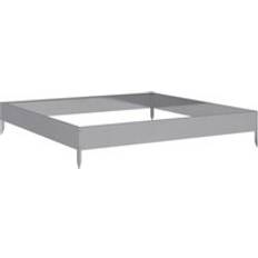 VidaXL Krukker & Urtepotter vidaXL Garden Raised Bed 100x100x18.5 cm Galvanised Steel