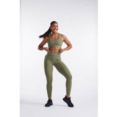 2XU Dame Tights 2XU Form Soft Touch Hi-Rise Compression Tights - Khaki Green