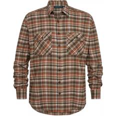 Deerhunter Skjortor Deerhunter Andrew skjorta Herr Orange Check 39/40