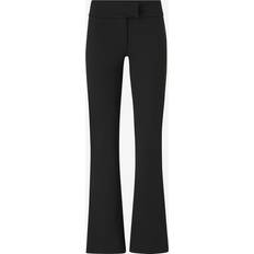 Låg midja Byxor Gina Tricot Low Waist Jersey Trouser - Black