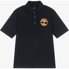 Timberland Boys Navy Blue Cotton Polo Shirt