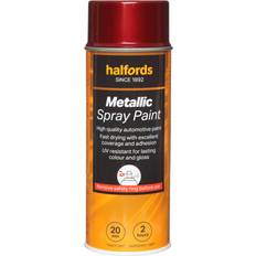 Halfords M4-110 Red Metallic Car Spray Paint 400 ml