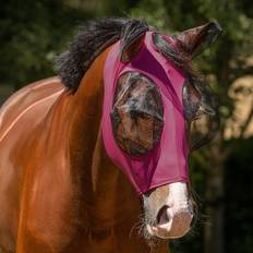 QHP Fluemaske Lycra /Pink /Pony
