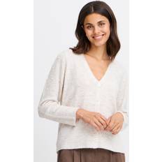 Natur Cardigans Fransa FRELISE Cardigan Natur Größe für Damen