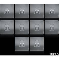 PVC Towel Rails, Rings & Hooks Dechoicelife Transparent Hooks 6 cm x 6 cm