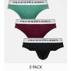 Polo Ralph Lauren 3-Pack Brief Damson Red/Black/Fairway Green