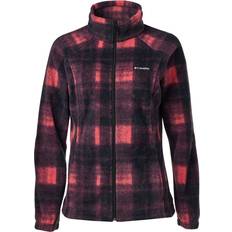 Red Outerwear Columbia Women's Benton Springs Printed Fleece Jacket Daredevil