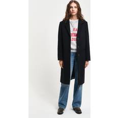 Gant Women Coats Gant Women Classic Tailored Fit Wool Coat