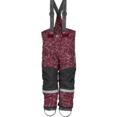 Didriksons Ensfarvet Overtræksbukser Didriksons Kids' Idre Special Edition Pants Grundsund Reflective Wine